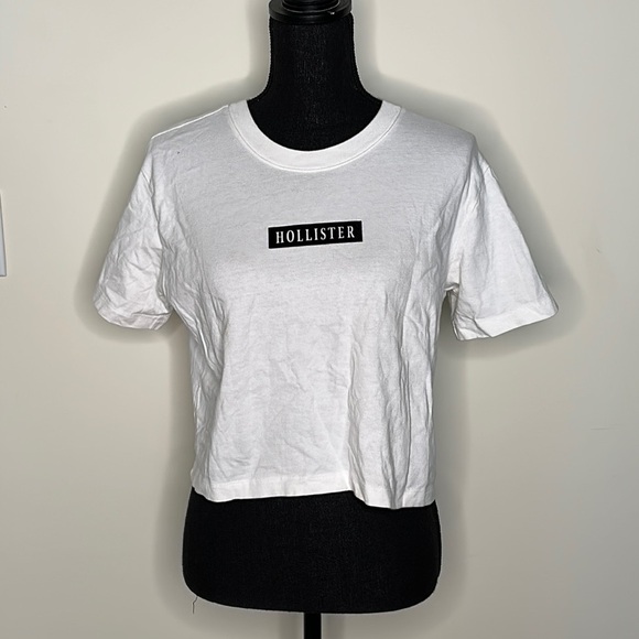 Hollister Crop Top with Logo - Picture 1 of 3